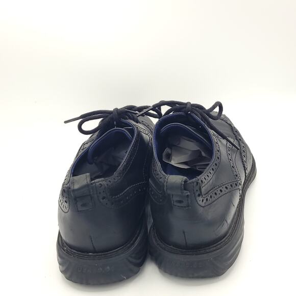 Cole Haan grand evolution Black Oxfords Wingtip Brogue men's size 10 - Picture 6 of 8